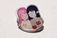 (US ONLY) Bubbline Lapel Pin 1" x 0.98"   *Has Removable Film