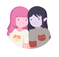 Bubbline Sticker 3" by 2.9" in by @kreve44